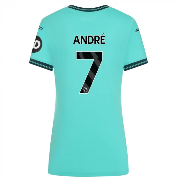 Wolves Fanshop | 25-26 Wolves Pro Away Shirt – Womens ANDRÉ 7 Wolves Merchandise Collection